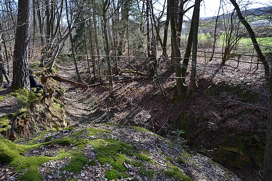 Das fertig gebaute Schleusseil