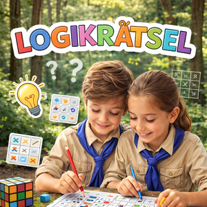 Pfadfinder lösen Logical (KI Bild)